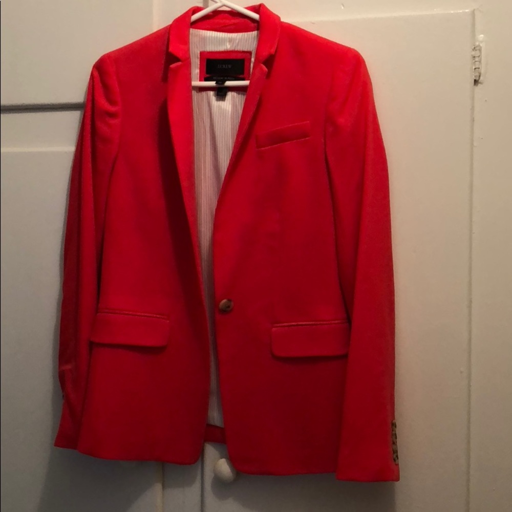 Red Blazer Jacket